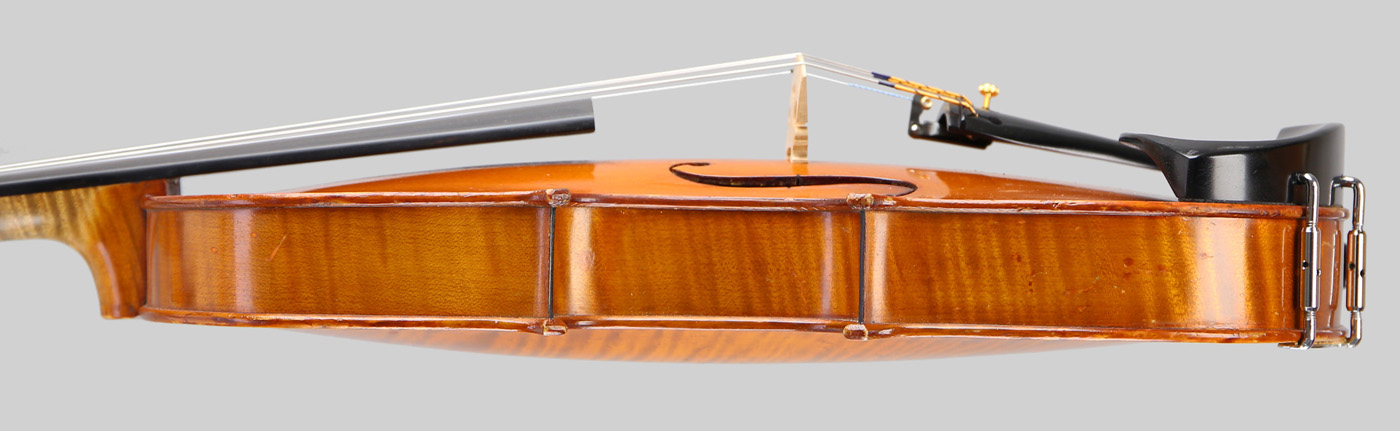 Violin side view