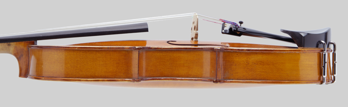 Violin side view