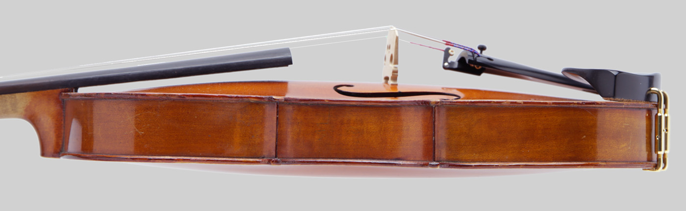 Violin side view